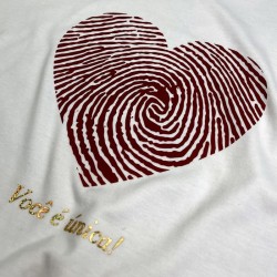 Blusa gitial coração