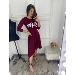 vestido yeshua bordô moda cristã